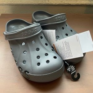 Baya Crocs in Graphite — NWT